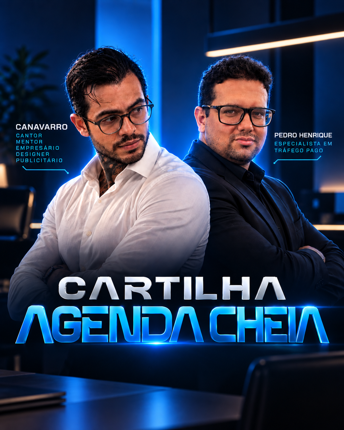 Canavarro e Pedro Henrique, especialistas por trás da Cartilha Agenda Cheia